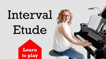 How to play Interval Etude | page 21 | Bastien Piano for Adults Book 1