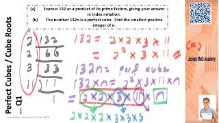 Perfect Cube using Prime Factorisation (Part 6)