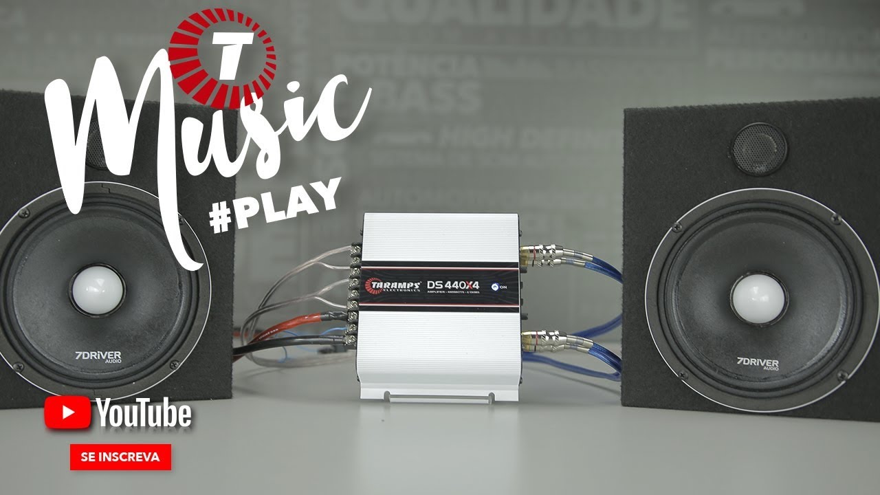 Módulo amplificador Taramps 440 RMS DS440x4 Tocando | Taramps Music