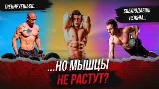 3  ПРИЧИНЫ ПОЧЕМУ НЕ РАСТУТ МЫШЦЫ О КОТОРЫХ ТЫ НЕ ЗНАЛ