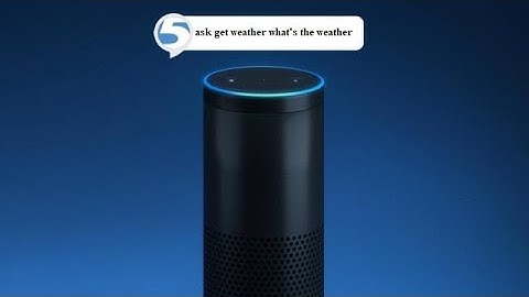 Create a Weather Bot alexa Skill in few minutes