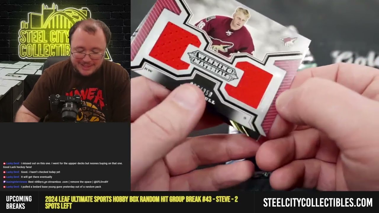 2005-06 Upper Deck SPx Hockey Hobby Box Random 2-Pack Group Break 
