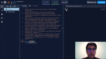 Kolay Yoldan Python Programlama Öğrenin - Ders 029 - Modüller
