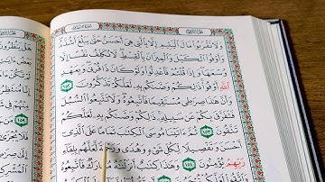 سورة الانعام ربع ۱۰ بەشێوەی فێرکاری تعلیم القران حرف حرف سورة الانعام ربع ۱۰