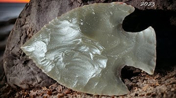 Flintknapping a Georgetown Snyders, Rock to Point