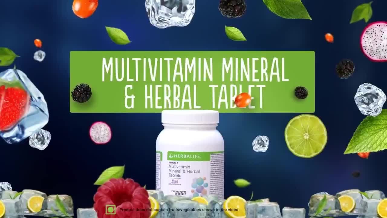 Herbalife F2 Multivitamin Mineral & Herbal Tablets YouTube