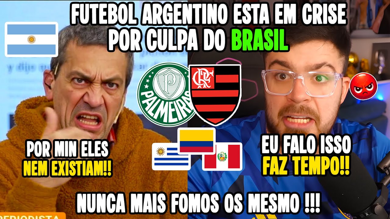 TV ARGENTINA REVOLTADOS PELA CRISE E A CULPA É DO BRASIL POR NÃO DEIXAR GANHAREM A LIBERTADORES!!!