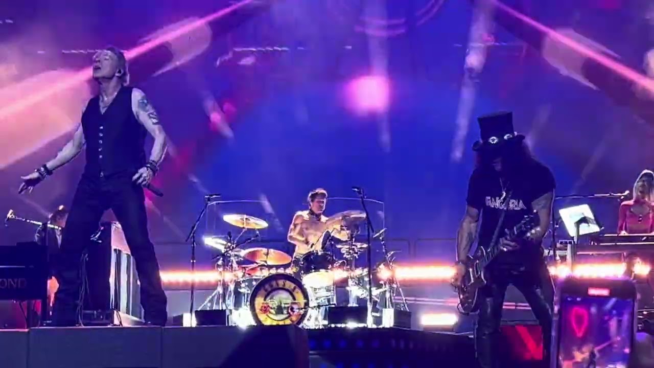 GUNS N' ROSES - Nightrain Live in Stockholm 4th July 2025 4K