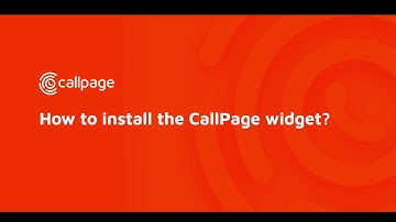 How to install the CallPage widget?