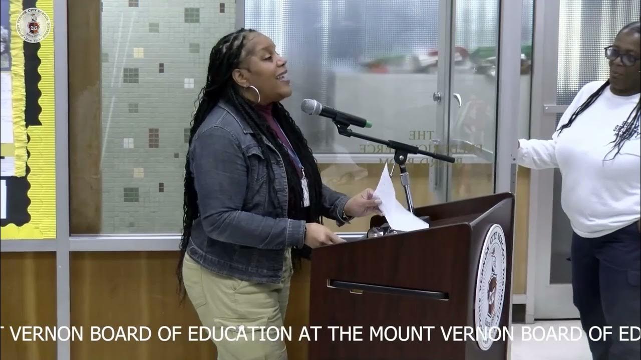 Mount Vernon Board of Education Regular Meeting March 28 2023 YouTube