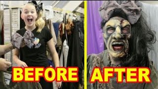 SCARY MONSTER MAKEOVER... *PRANKING FANS!*