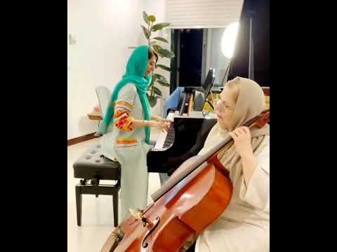 همنوازی پیانو و ویولن سل ای خداا چه نازن
