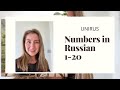 NUMBERS in Russian 1-20| Counting numbers in Russian| Phonetic lesson| Русские числа| UNIRUS|
