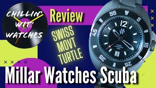 Fun Chunky Cushion Case Divers - The Millar Watches Scuba Review by Chillin' wit' Watches 794 views 1 year ago 8 minutes, 50 seconds