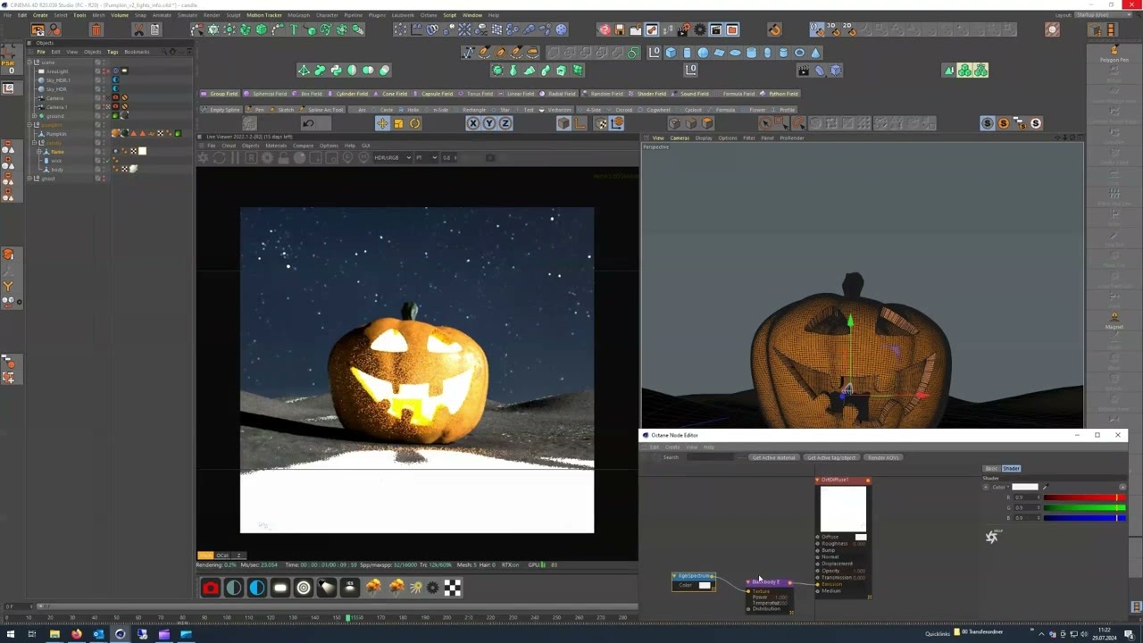Die Beleuchtung in 3D-Szenen: Tutorial zum Meshlight