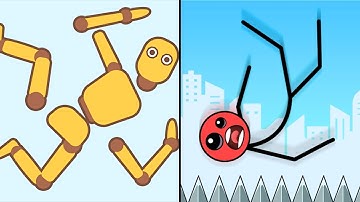 KICK & BREAK VS RAGDOLL BREAK — Funny ASMR Challenge, All Hard Levels Gameplay, Tiktok Games