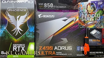 Core i9 10850K GIGABYTE Z490 AORUS ULTRA GAINWARD RTX3070 CORSAIR 4000D AIRFLOW TH360 ARGB Sync