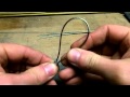 how to make a locking cable-snare for trapping