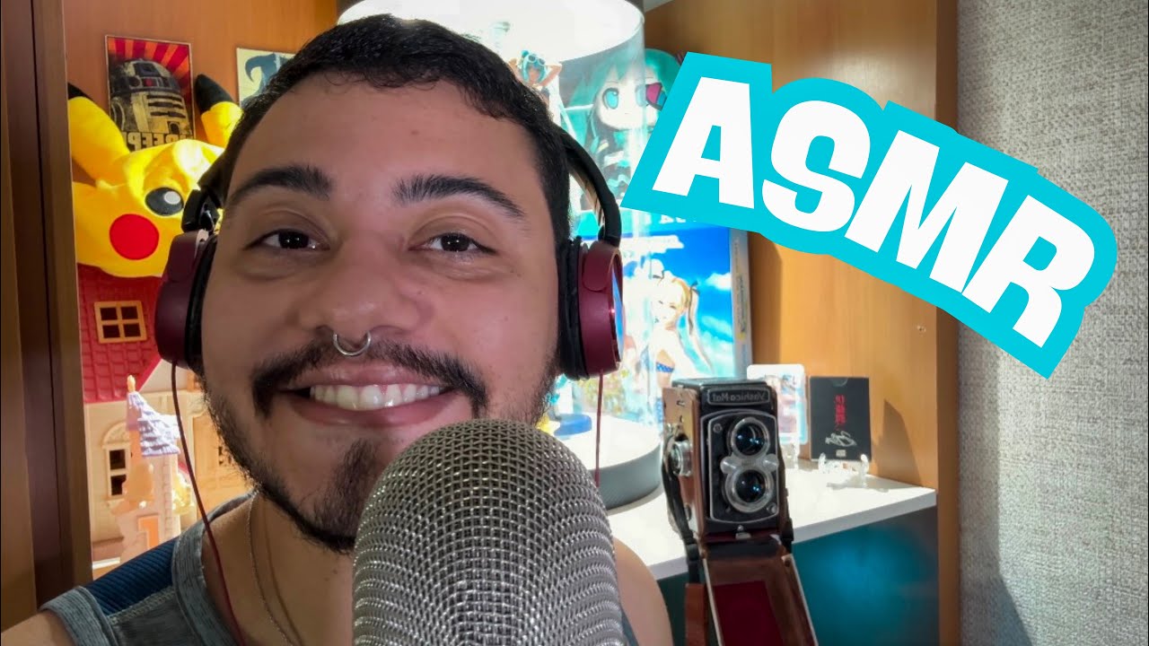 ASMR COM MUITA CONVERSA ALEATÓRIA 
