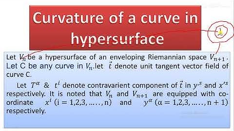 Riemannian geometry lecture 4