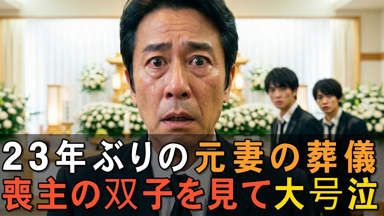 23年ぶりに訪れた元妻の葬儀。私と同じ「赤い痣」を持つボロボロの双子の喪主を見た瞬間、大富豪の私はその場に崩れ落ちた…
