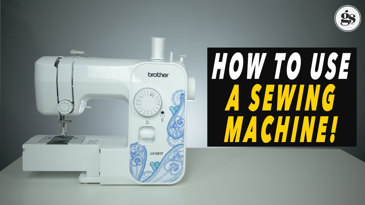 How To Set Up Your Sewing Machine (Brother LX3817)