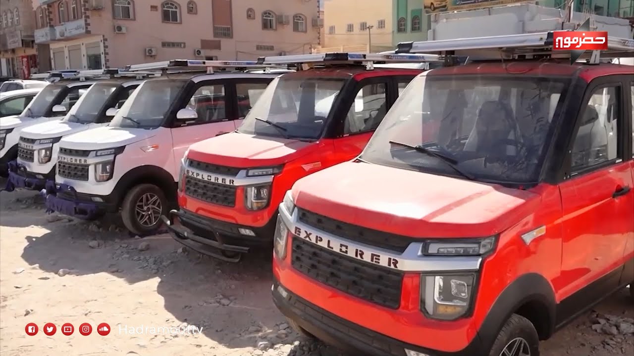 بعد غلاء المحروقات .. سيارات تعمل بالطاقة الكهربائية في سيئون