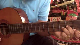 Video thumbnail of "TUTORIAL DE VILLANCICOS PARA GUITARRA "VENID PASTORCILLOS""