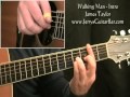 How To Play the Intro to James Taylor Walking Man