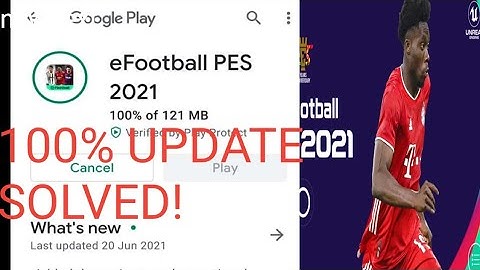 Pes 2021 update problem solved