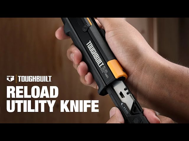 TOUGHBUILT Reload Utility Knife + 2 Blade Mags _ TB-H4S2-03 