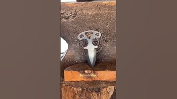 Making a Push Dagger Knife from scratch #knifemaker #usaknives #trending #viral #diy #edc #knife #us