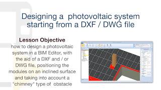 Solarius Pv Tutorial - Designing A Photovoltaic System Starting From A Dxfdwg File - Acca Software