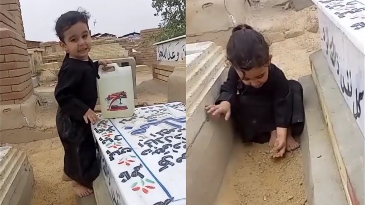 كارثه يبجي على قبر امه بالمقبره ياخذ الروح اوف ربي اتحداك ماتبجي