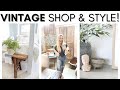 VINTAGE/ANTIQUE SHOP WITH ME AND HAUL || HOME DECOR STYLING