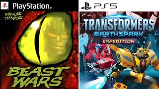 Transformers Games PlayStation Evolution (1997-2023)