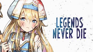 Nightcore - Legends Never Die (Lyrics) Resimi