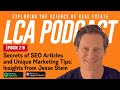 Secrets of SEO Articles and Unique Marketing Tips: Insights • Jesse Stein - EP 218