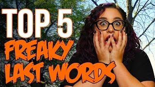 TOP 5 MOST HAUNTING LAST WORDS FROM SERIAL KILLERS // Dark 5 | Snarled