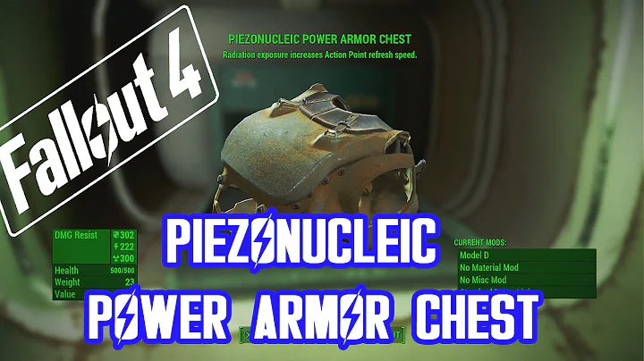 Fallout 4 - Piezonucleic Power Armor Chest - Research Project: Cambridge Polymer Labs