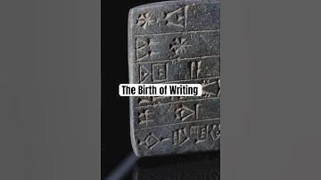 The Invention of Writing: Cuneiform and Egyptian Hieroglyphs (around 3,200 BC)