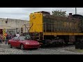 Train Hits Car at the B&O Railroad Museum!