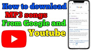 How to download MP3 songs from Google for free. 💯💯💯 Working Trick.