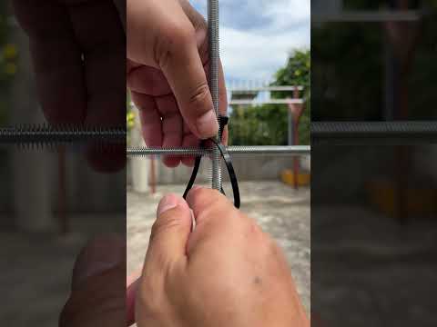 WoW... The Easiest Way to Bind Screw Rod Securely!