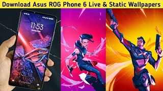 Download Asus Rog Phone 6 Live and Static Wallpapers screenshot 3
