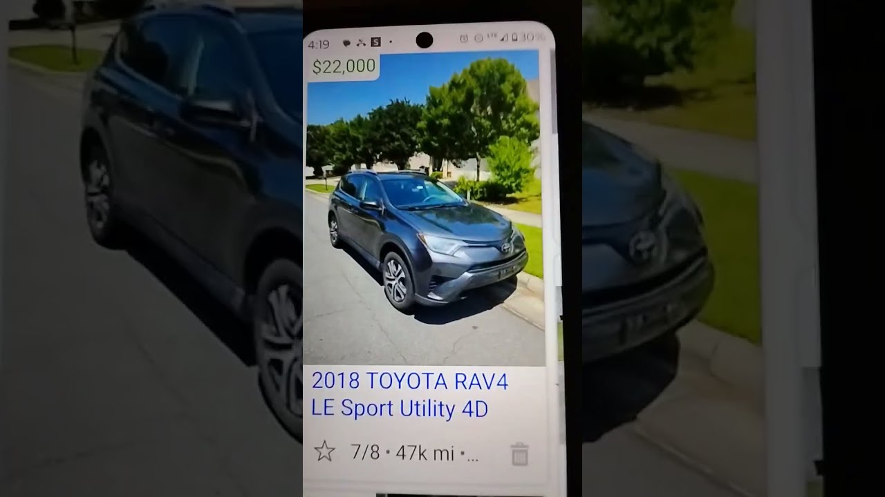 2018 Toyota RAV4 47k 22 000 Nice Suv
