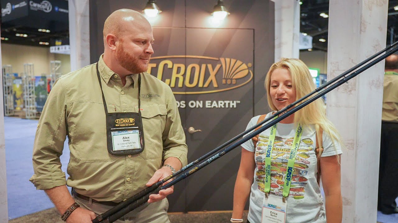 THE NEW ST. CROIX SEAGE Surf Fishing Rods - Long Island New York - Striped  Bass - ICAST 2021 