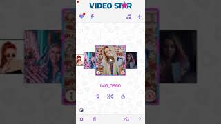 How to do the squares transition on video star (Easy)