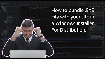Bundle your .EXE file with your JRE for distribution (Video #3)