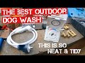 PLUMBING IN AN OUTDOOR DOG WASH… How to plumbing